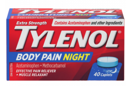 Clearance - TYLENOL BODY PAIN NIGHT CPLT 40 *Damage Box* Exp: 08/27