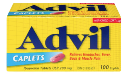 Clearance- - ADVIL CPLT 200MG 100 *Damage Box* Exp: 03/27 - 11/27
