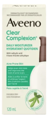 Clearance-Aveeno Clear Complexion® DAILY MOISTURIZER, 120 mL *Damage Box*