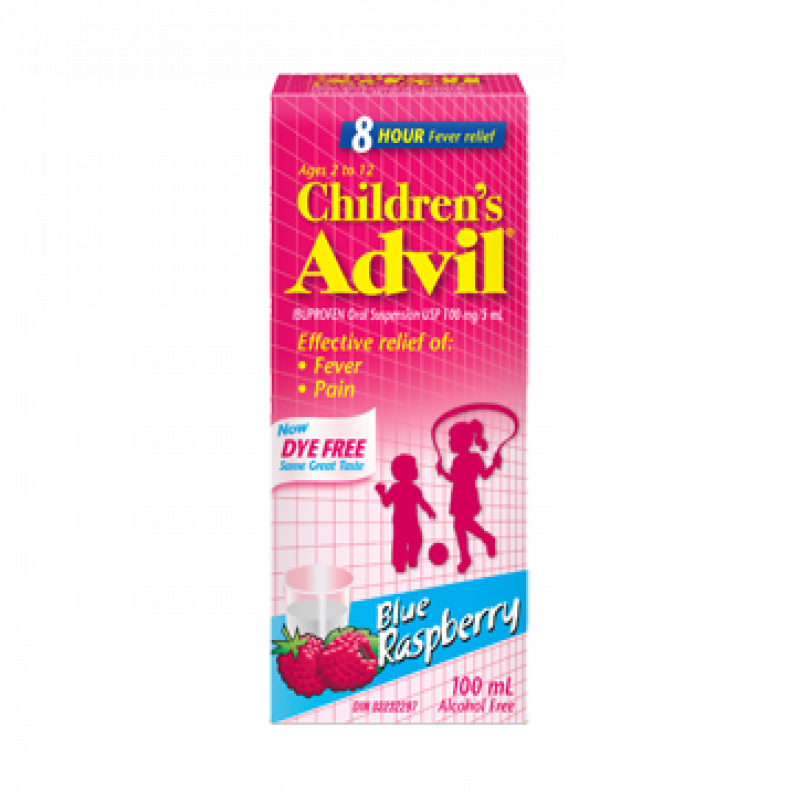 Children - ADVIL CHILD BLUE RASBERRY LIQ 100MG/5ML 100ML