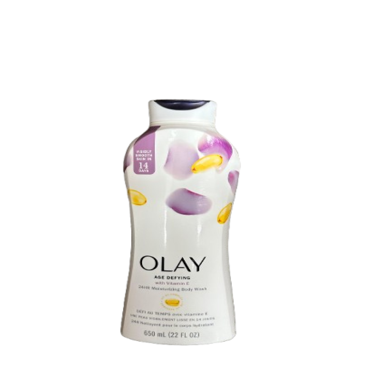 Olay AGE DEFYING with Vitamin E 24HR Moisturizing Body Wash 650ml