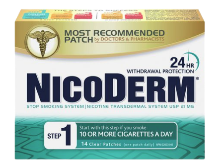 Clearance - NICODERM PATCH CLR 21MG 14 *Damage box* Exp : 05 & 07/27