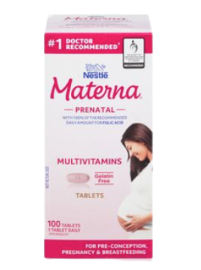 Clearance - MATERNA BOTTLE TB 100 -Damage Box Exp: 07 to 11/27