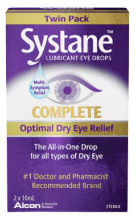 Clearance - SYSTANE COMPLETE DUO 2X10ML -Damage Box- Exp: 02/27