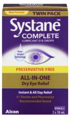 Clearance - SYSTANE COMPLETE MULTI DOSE 2X10ML - Exp  09/26