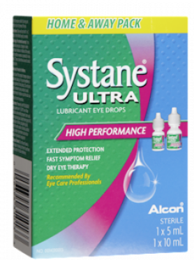 Clearance - SYSTANE ULTRA DROPS EYES HOME/AWAY 10+5ML - 12/26
