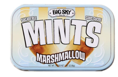 Clearance Gum Big Sky Mints Toasted Different flavors Assorted 1.76oz 50g 6 per Box-Exp: 09/26