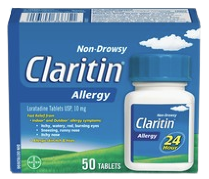 Clearance- Allergies - CLARITIN TB 10MG 50 Exp: 09/26