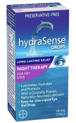 Clearance- HYDRASENSE NIGHT DRY EYES 10ML Exp: 12/28