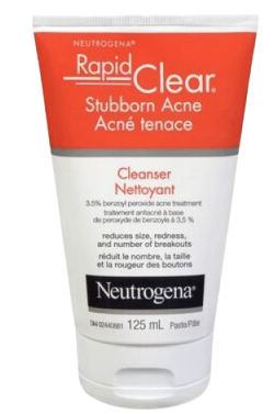 Clearance- NEUTROGENA STUBBORN ACNE CLEANSER 125ML Exp: 12/26