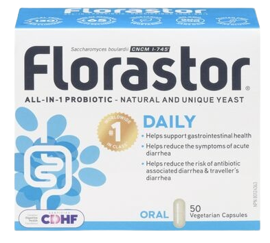 Clearance-Florastor Daily 50 caps- * Damage box* Exp: 06/27