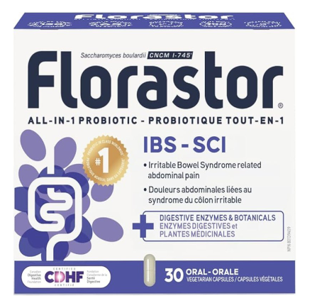 Clearance-Florastor Daily 50 caps.*Damage Box* -Exp: 01/28