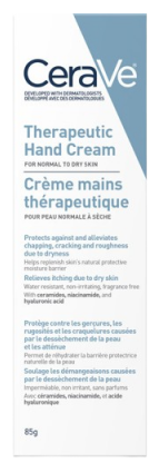 Clearance-HAND CREAM CERAVE THERAPEUTIC 85G *Damage Box*
