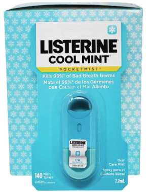 Clearance-LISTERINE POCKET MIST - COOL MINT 7.7ML *Damage Box*