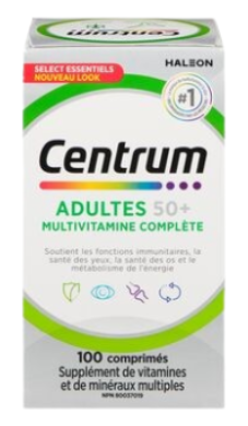 Clearance - CENTRUM SELECT ESSENTIALS 50+ TB 100 *Damage Box* Exp - 02/27 to 06/27