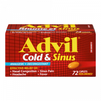 ADVIL COLD & SINUS CPLT 72