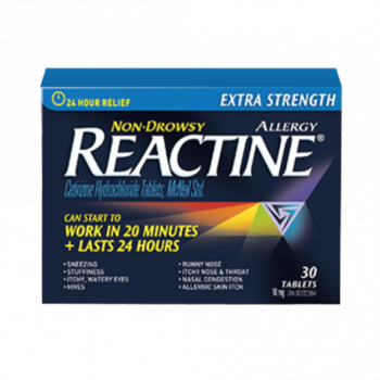 Allergies - REACTINE TB XST 10MG 30