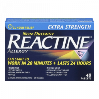 Allergies - REACTINE XST 10MG TB 48