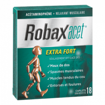 Robaxacet XST CPLT 500MG 18