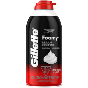 Gillette FOAMY REGULAR SHAVE FOAM 11 0Z