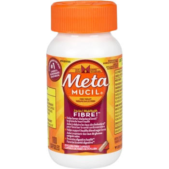 MetaMucil 3-in-1 Fibre Therapy Capsules 100/pk