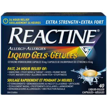 Allergies - REACTINE XST 10MG LIQGEL 40