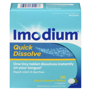IMODIUM QUICK DISSOLVE TB 2MG 20