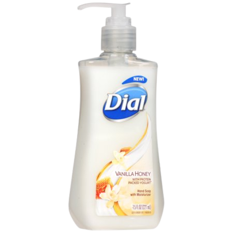 Dial Liquid Hand Soap, Protein Packed Yogurt Vanilla Honey - 7.5 Oz