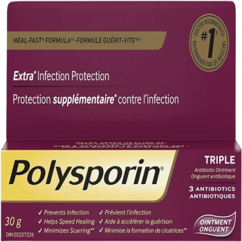 Polysporin Triple Ointment + 3 Antibiotics - 30 g