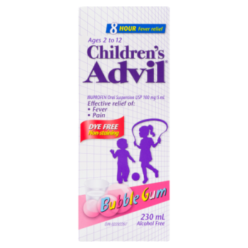 Children - ADVIL CHILD BUBBLE GUM DYE FREE 230ML