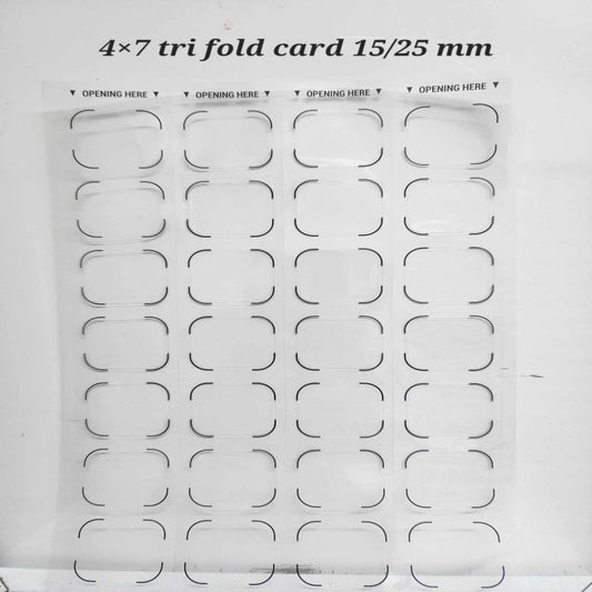 Blister Corrective Labels BB - 4x7 Tri-fold 15/25 mm (100 sh/pk) fits with Blister Pack # TWO & THRE