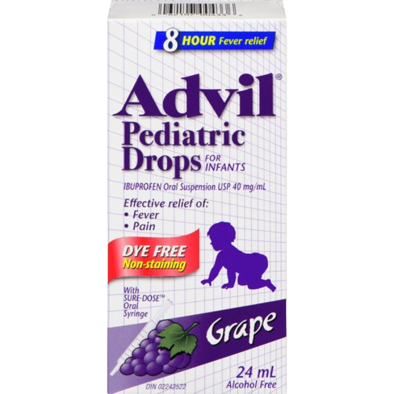 Children - ADVIL CHILD GRAPE DYE FREE 24ML