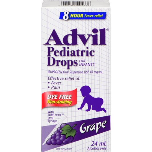 Children - ADVIL CHILD GRAPE DYE FREE 24ML
