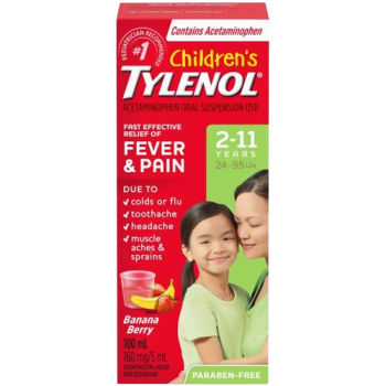 TYLENOL CHILD BANANA STRAWBERRY 100ML