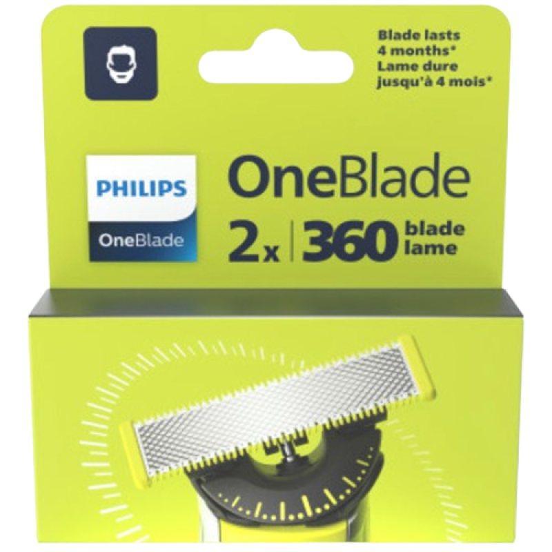 Philips OneBlade 360 flex blade, 2 pack