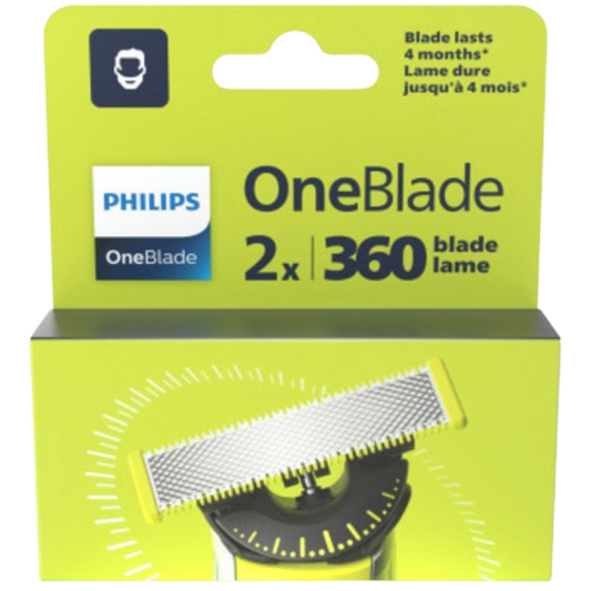 Philips OneBlade 360 flex blade, 2 pack