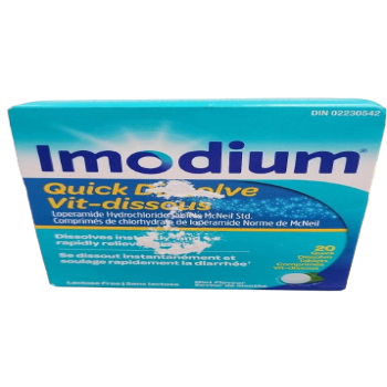 Sale - IMODIUM QUICK DISOLVE TB 2MG 20 - *Damage Box* Exp between: 12/26 - 04/27