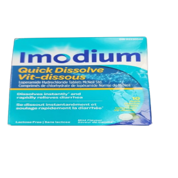 Sale - IMODIUM 10 - QUICK DISOLVE TB 2MG *Damage Box* Exp: 04/28