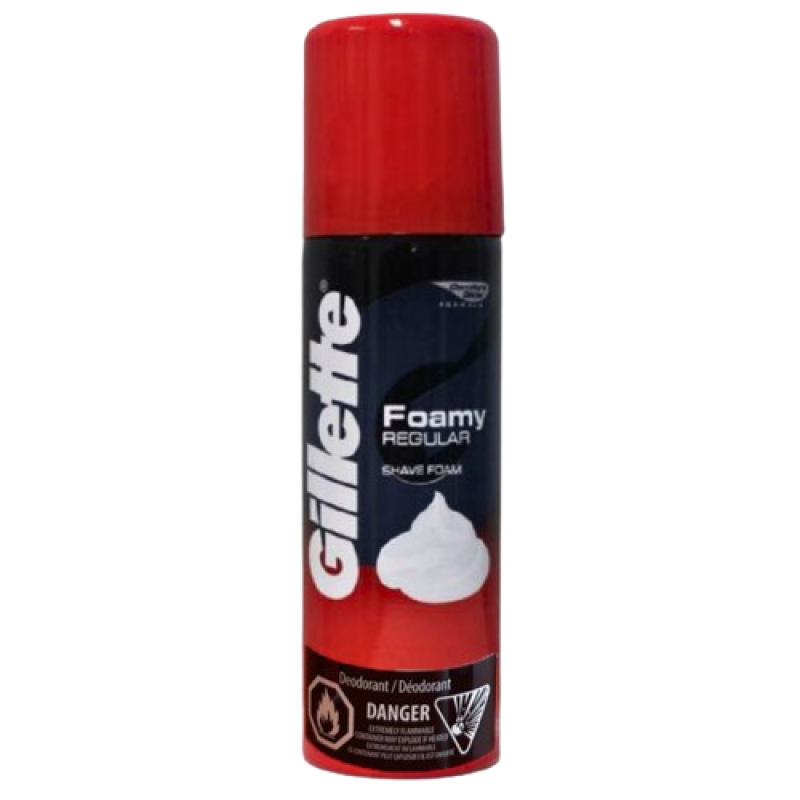 Gillette FOAMY REGULAR SHAVE FOAM 2 0Z