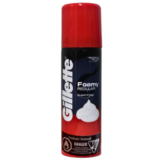 Gillette FOAMY REGULAR SHAVE FOAM 2 0Z