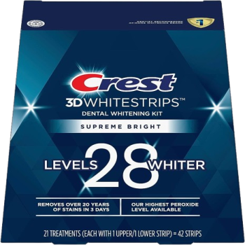 CREST 3D WHITE WHITESTRIPS SUPREME FLEX FIT 21