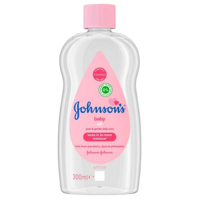 JOHNSONS BABY OIL 300ML PURE&GENTLE