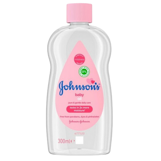 JOHNSONS BABY OIL 300ML PURE&GENTLE