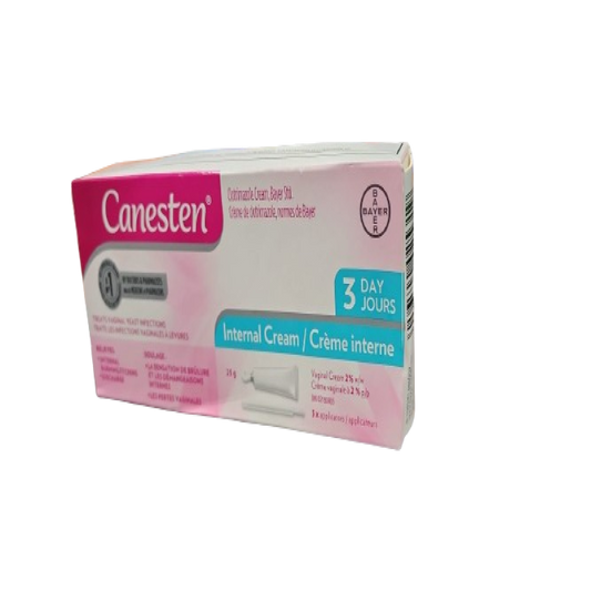 Sale - CANESTEN CR VAGINAL 3 DAYS 25G *Damage Box* Exp: 11/26