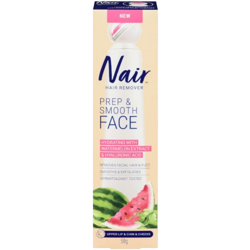 NAIR HAIR REMOVER FACE WATERMELON HYALURONIC 50G