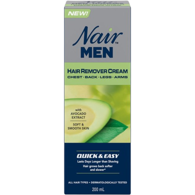 NAIR MEN CR HAIR REMOVER AVOCADO 200ML