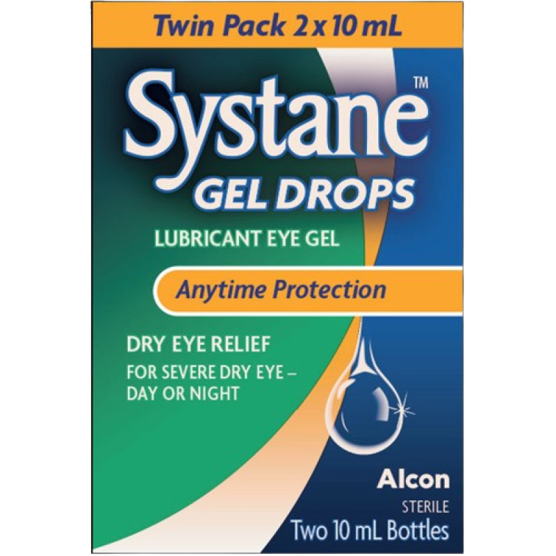 Sale -Systane Gel Drops 2x10ml - Damage box  Exp: 11/26