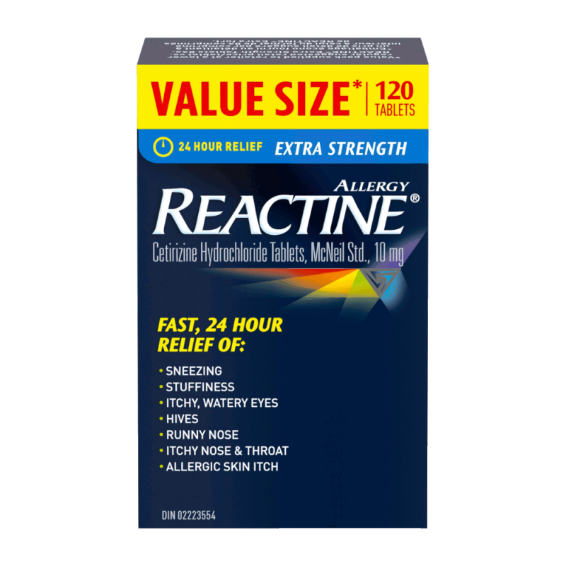 Allergies - REACTINE ALLERG X/F 10MG COMP 120