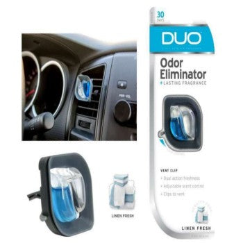 DUO Odor Eliminating Vent Clip Air Freshener