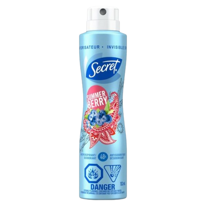SECRET SPRAY 132ML SUMMER BERRY